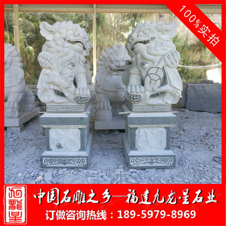 青石獻(xiàn)錢(qián)獅8